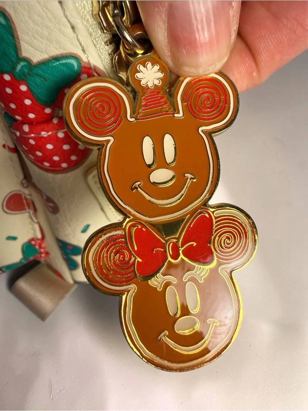 Loungefly | Mickey & Minnie Christmas Cookie Backpack without Ears